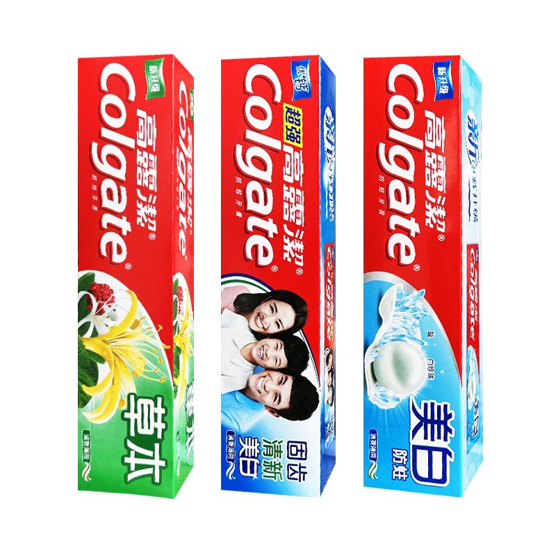 高露洁清新清洁除异味含氟牙膏