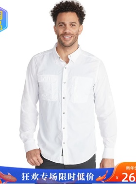 海淘ExOfficio BugsAway Halo男虫盾防虫防晒UPF 50速干长袖衬衫