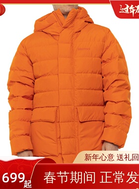 海淘正品Marmot WarmCube美国土拨鼠男700蓬GTX防风厚长款羽绒服