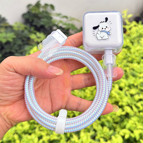 适用苹果MacBook Air M4 35W 30W充电器壳13英寸数据线保护套M5绳