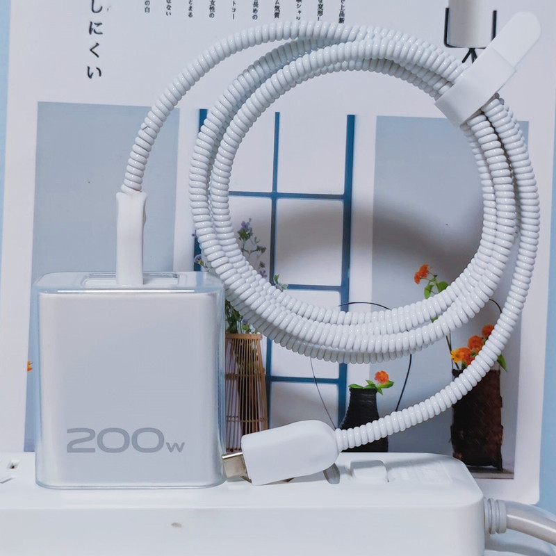 适用vivo iqoo11pro iqoo11s快充数据线保护套防断200w硅胶10pro
