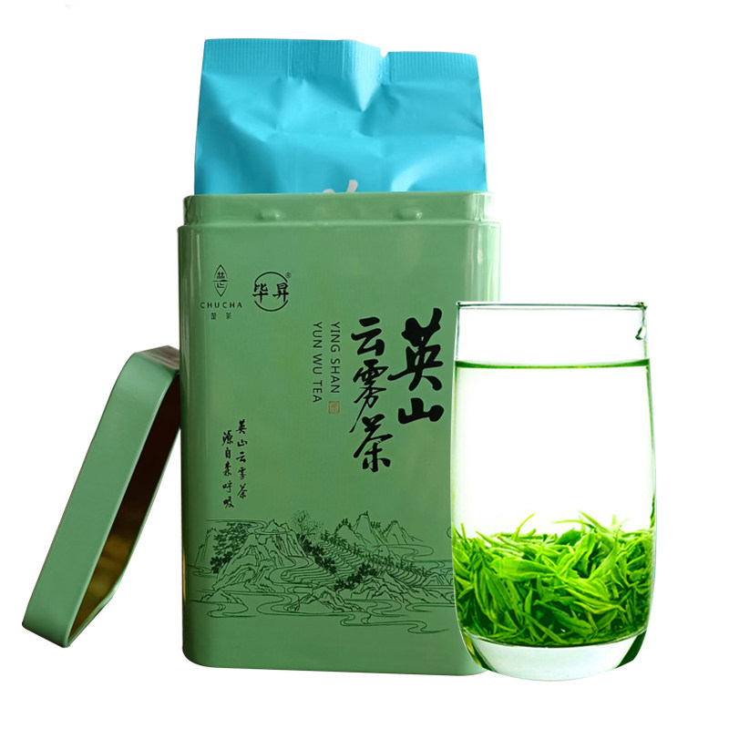 春茶绿茶2023新茶叶楚茶英山云雾茶谷雨茶正宗浓香型茶叶100g罐装