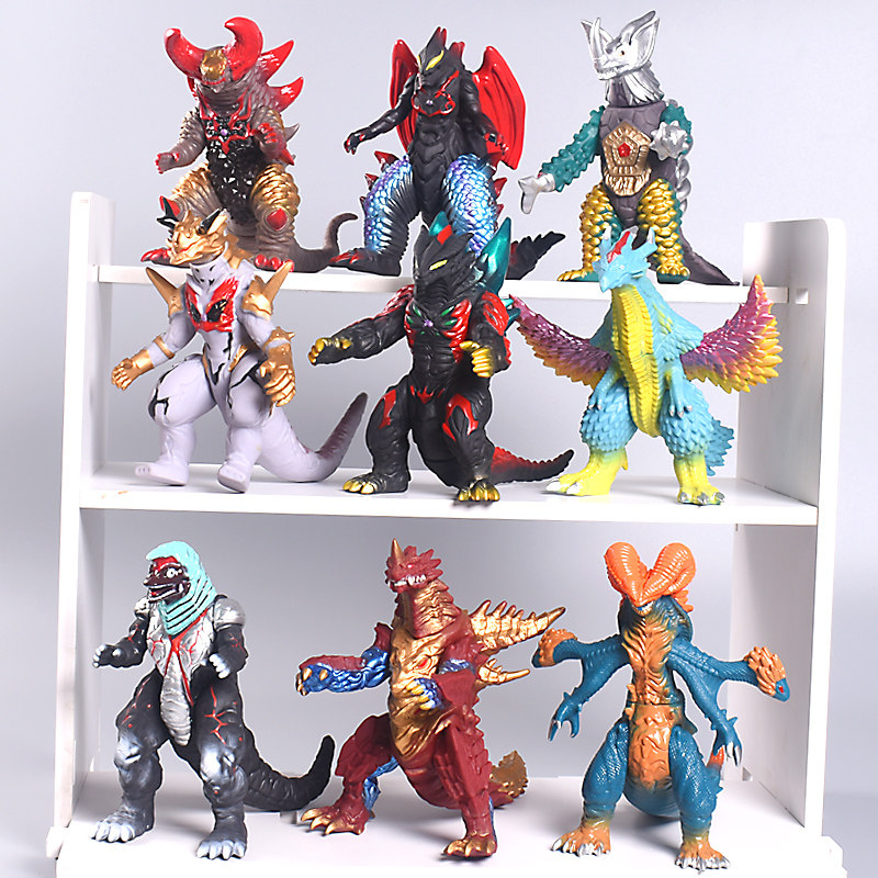 大号软胶超人怪兽玩具哥莫拉终极贝利亚大蛇奇美拉宇宙玩偶模型装