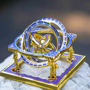 正版浑天仪天宫藻井丨北京古建筑博物馆伴手礼金属AR冰箱贴文创