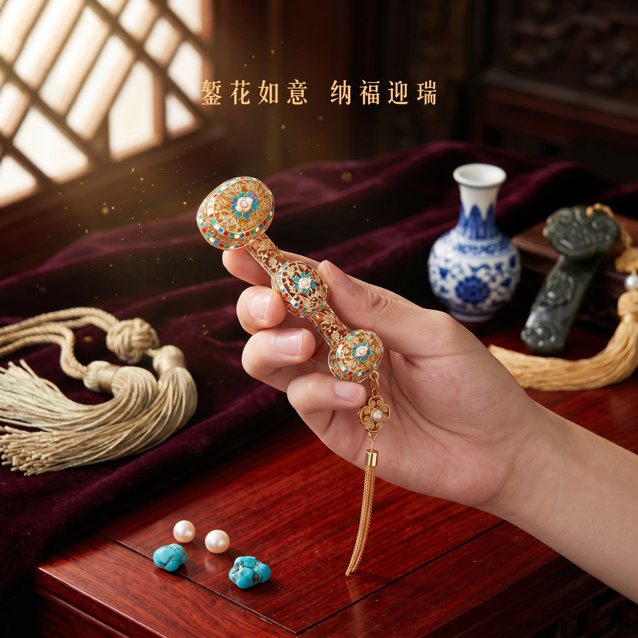 故宫如意磁吸冰箱贴文创纪念