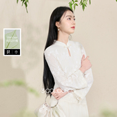 连衣裙拼接九分袖 三彩 长裙C 新款 新中式 晓梦迷蝶 2026春季