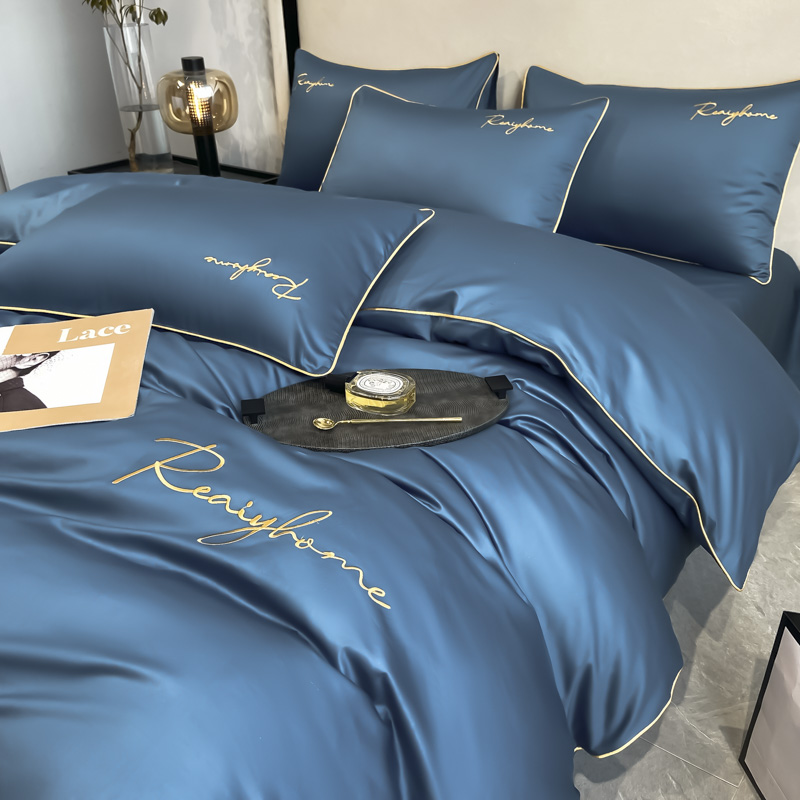 恋尚家长绒棉全棉四件套简约北欧