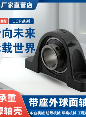 加厚高速进口外球面立式轴承座固定座UCP201P202P203P204P205P206