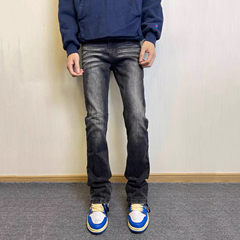 【现货】Cleanfit风格517微喇质感手工磨高弹显瘦牛仔裤百搭长裤