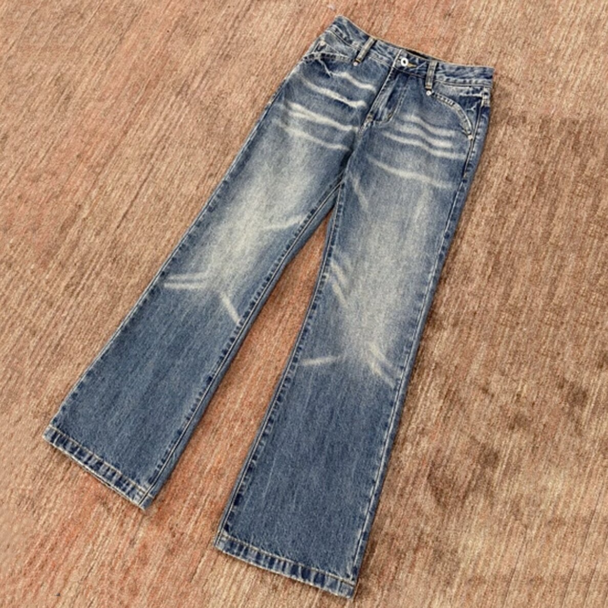 美式cleanfit超显腿直腿细腿长！洗水直筒裤牛仔裤蓝牛裤长裤子男,男装,牛仔裤,淘宝优惠券,粉丝福利购,淘宝优惠卷