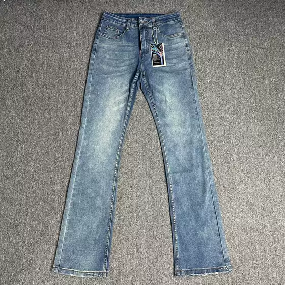 Cleanfit Independent Vintage 517 Style Jeans, Washed, Slightly Flared, Slim Fit, Slimming, Washed Long Pants for Men