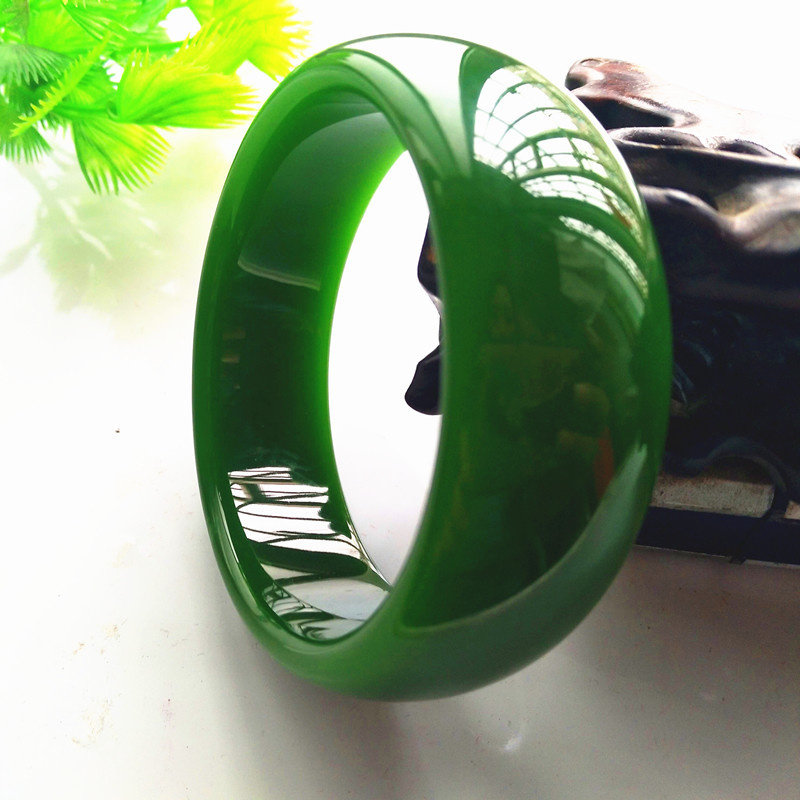 青峰玉业青峰玉器玉器碧玉菠菜绿玉手镯昆仑玉石玉镯子女款宽版15,珠宝/钻石/翡翠,手饰,淘宝优惠券,粉丝福利购,淘宝优惠卷