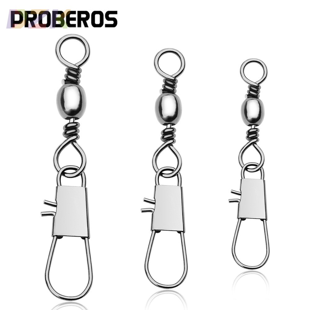 B型别针路亚连接器 樽形八字环快速转环钓鱼小配件 垂钓用品高c3