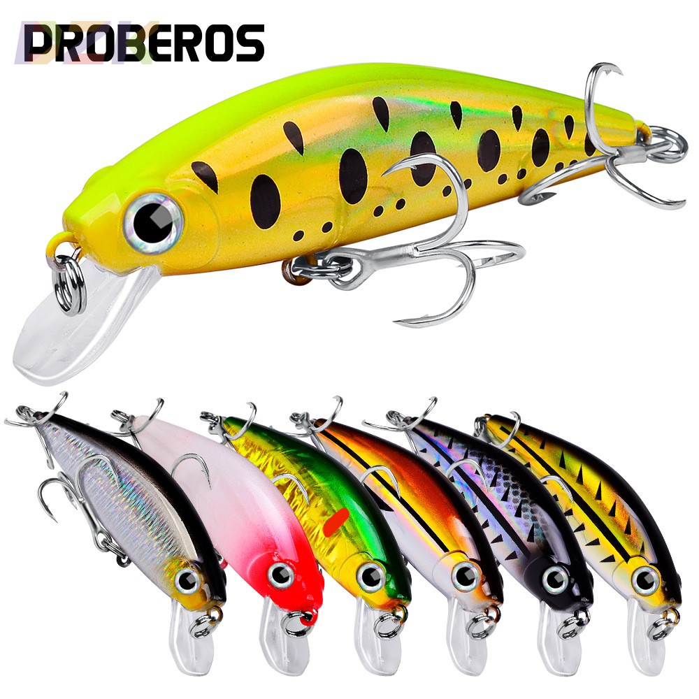 PROBEROS路亚假饵8cm小胖塑料鱼饵11g黑鱼垂钓用品DW457c4