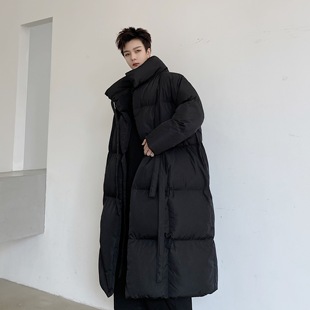 2025新款 秋冬季 潮牌痞帅加厚棉衣棉袄外套 羽绒服男士 高级感中长款