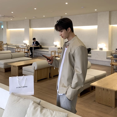 美式高级感机车皮衣外套男士2025新款春秋季潮流帅气痞帅休闲夹克