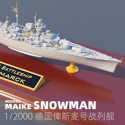 1/2000战列舰树脂船模