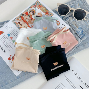 女士冰丝内裤小码无痕性感系带纯欲7A抗菌纯棉裆少女学生三角短裤