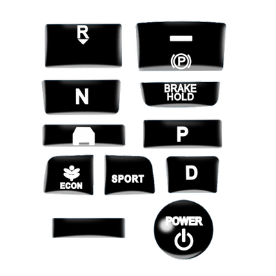 英仕派十代雅阁按键保护贴全套