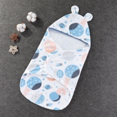 婴儿抱被秋冬款 睡袋两用初生儿防惊跳薄棉春夏包被新生儿棉襁褓