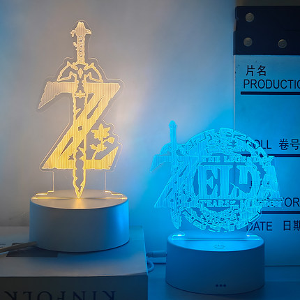 送男生兄弟塞尔达传说周边王国之泪林克小凌克手办摆件氛围小夜灯