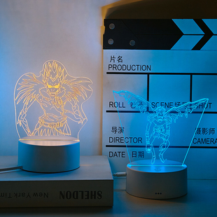 送女生给男朋友礼物死亡笔记夜神月弥海砂动漫实物周边摆件小夜灯