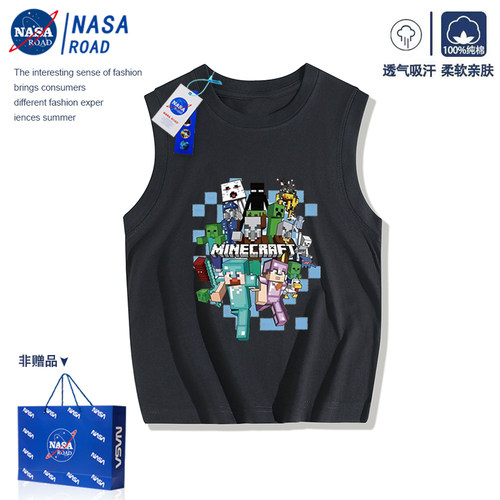 NASA我的世界男童背心