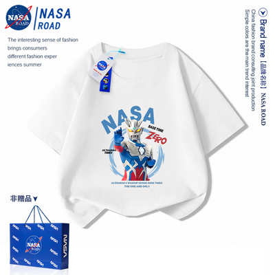 NASA奥特曼t恤男童短袖夏季上衣