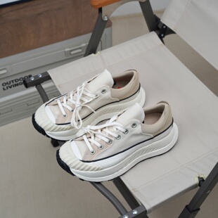 匡威正品 70经典 低帮厚底增高机能风休闲百搭帆布鞋 A08753C Chuck