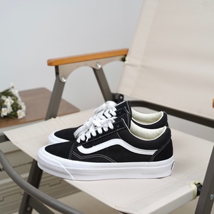 百搭低帮板鞋 Skool36舒适休闲鞋 黑色VN000CQDBA2 Old VANS范斯正品
