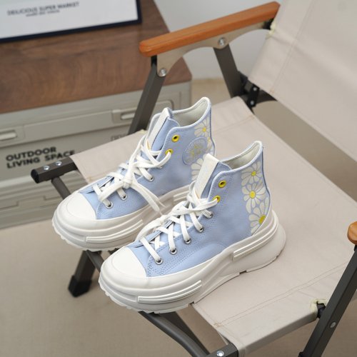 匡威正品Run Star Legacy 增高厚底休闲高帮帆布鞋男女款 A08111C