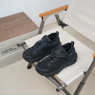 HOKA正品Kaha 3 牛皮织物合成革 GTX舒适低帮徒步鞋 1162532-BBLC