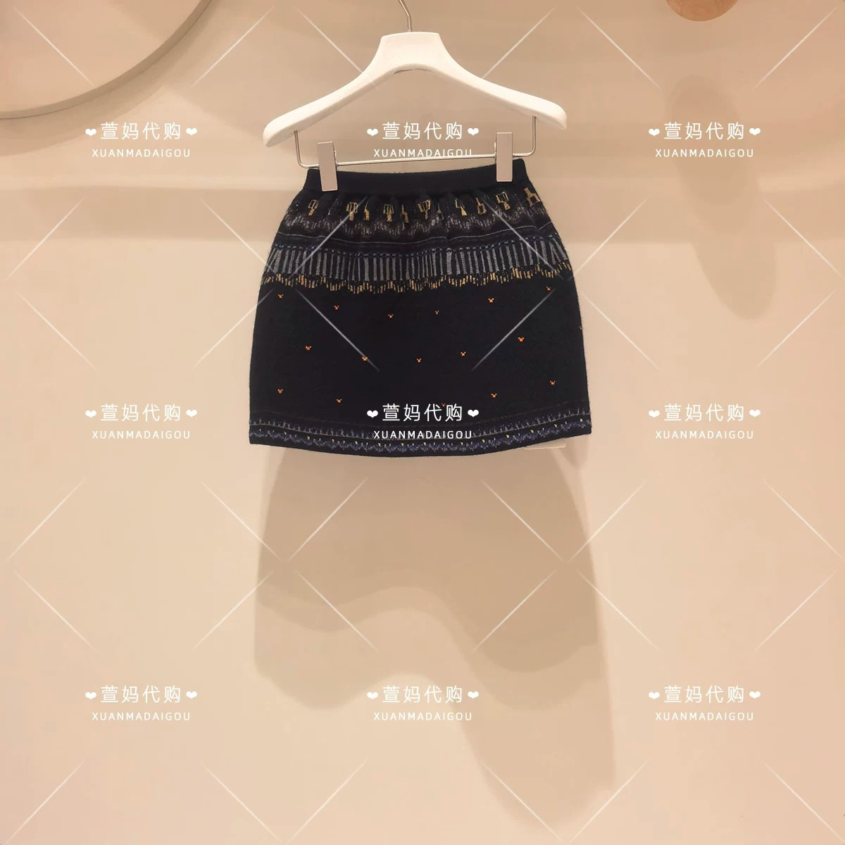 1Q9D14000小江南商场童装2026秋装新品女童针织A型宽松半身裙