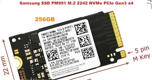 512G 1TB Gen4x 三星PM991 PCIe 256G 2242 三星Samsung M.2