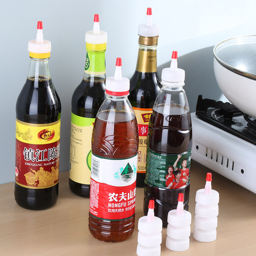 矿泉水瓶盖密封防漏长嘴点胶