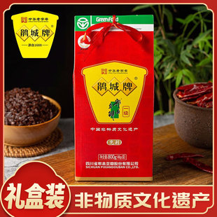 回锅肉调料 四川特产鹃城牌细豆瓣800g免剁型郫县豆瓣酱一级精酿