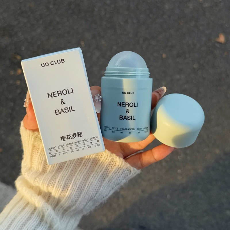 UD CLUB北欧风润肤香体膏滚珠止汗露珠身体爽身除汗吸汗留香50mL
