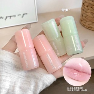 无色唇膜 kobeleen倍润嘟嘟润唇膏滋润保湿 果冻唇妥妥 get住了