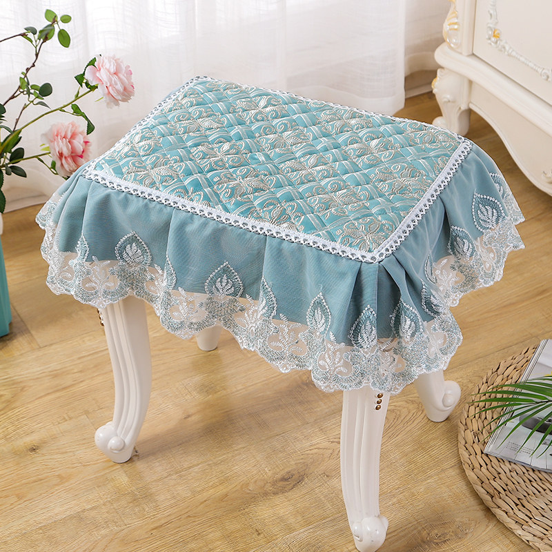 欧式钢琴凳套罩家用化妆凳套布艺梳妆台长方形凳子套换鞋凳坐垫子在类目 居家布艺, 坐垫/椅垫/沙发垫, 椅垫中 - 来自Buy2taobao.com提供专业的淘宝代购服务