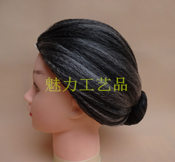 老太太假发老婆头套戏剧用品成人儿童头饰小孩子舞台表演演出道具