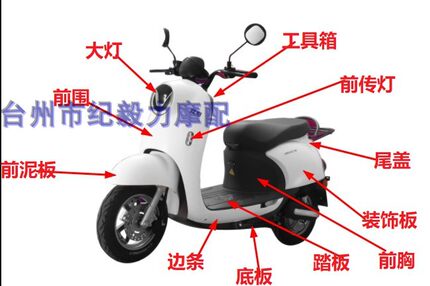 立马M1原厂配件塑料外壳米迪极锐米资原厂件立马M3原装电瓶车壳