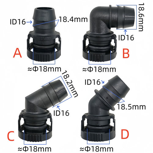 18mm废气管接头ea888油气分离器