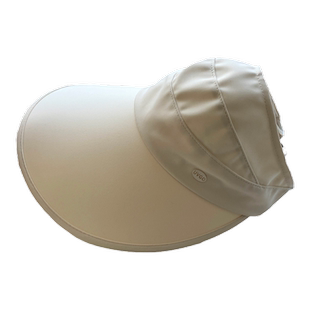 UVGO高马尾半空顶防晒帽女夏季加大帽檐遮阳帽凉感冰丝户外太阳帽