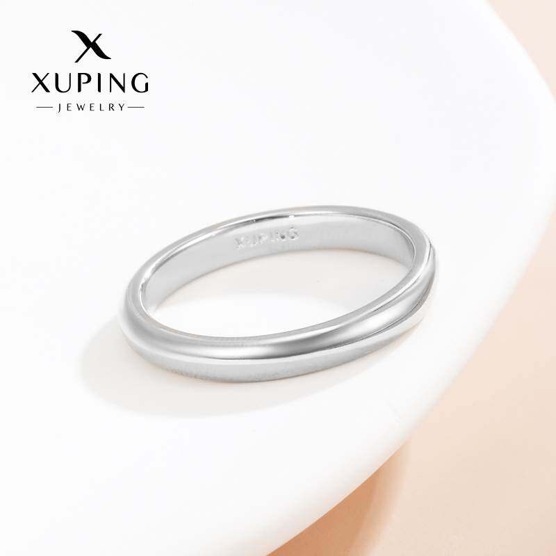 XUPING/旭平首饰 合金戒指 七夕闺蜜情侣简约素圈百搭银色戒指GDX属于什么档次？