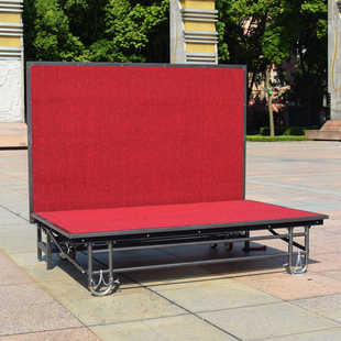 活动舞台架子移动酒店折叠表演升降学校宴会议婚庆衍架T台舞池u.