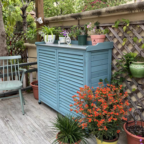 田园庭院户外专用防水防晒杂物柜