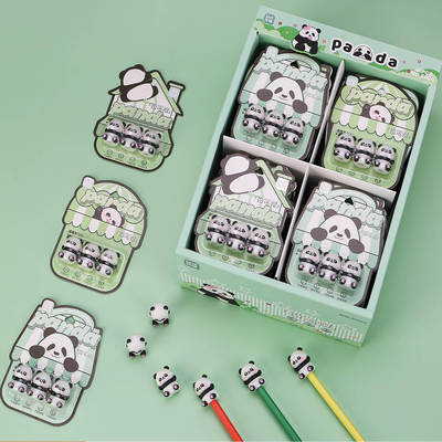 熊猫立体造型铅笔帽保护套