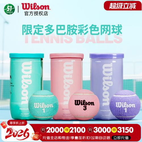 Wilson彩色网球周边礼物