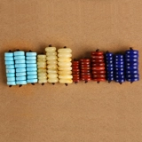 Натуральная бирюзовая агатовая природная руда, бусины из воскового агата, прокладка из грецкого ореха, четки из круглых бусин с аксессуарами