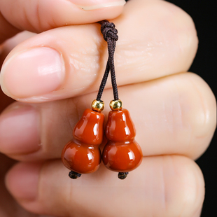 保真满肉满色天然南红玛瑙葫芦弟子珠隔珠金刚菩提配饰搭配